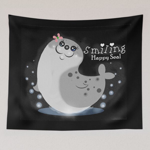 Item preview, Smiling Happy Seal  designed and sold by Shirley cute art .