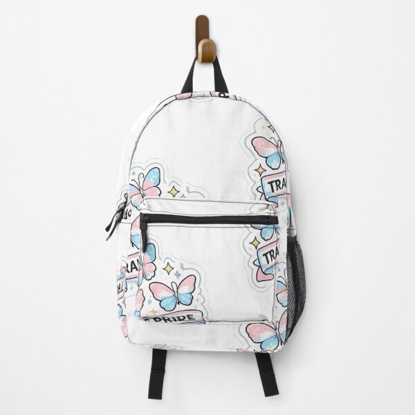Item preview, Trans Pride Butterfly Sticker designed and sold by Bloomelle Studio.