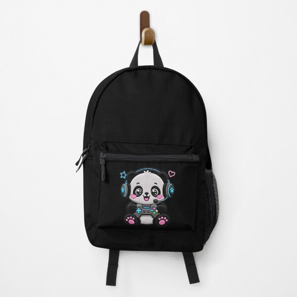 Item preview, Kawaii Gaming Panda Embroidery Patch Cute Chibi designed and sold by ColorSplash123.