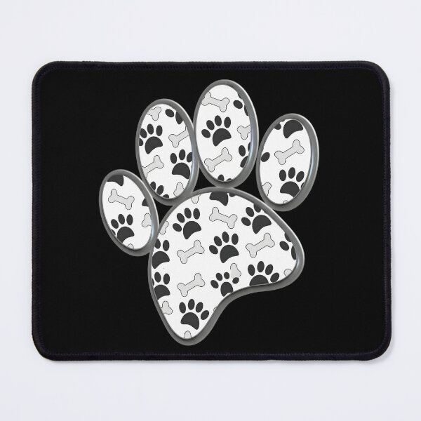 Item preview, Patterned Paw Print with Bones Design designed and sold by OlyvieArt.