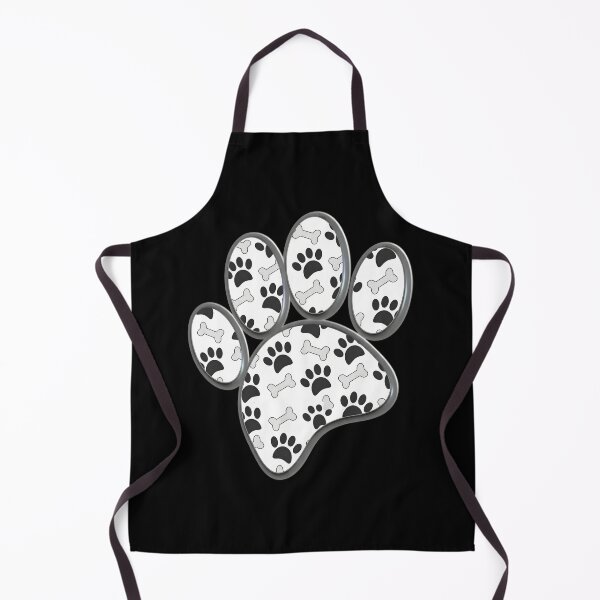 Item preview, Patterned Paw Print with Bones Design designed and sold by OlyvieArt.