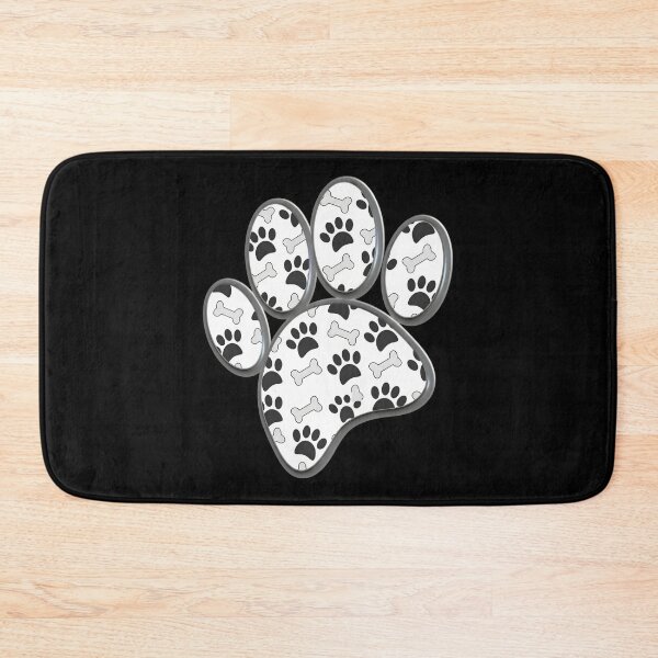 Item preview, Patterned Paw Print with Bones Design designed and sold by OlyvieArt.