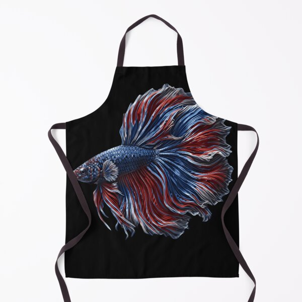 Item preview, Majestic Red and Blue Betta Fish - Vibrant Siamese Fighting Fish Art designed and sold by haitrieuic96.