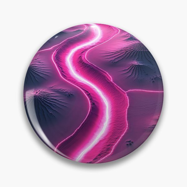 Item preview, Neon Pink River in Desert designed and sold by sneidere9dace.