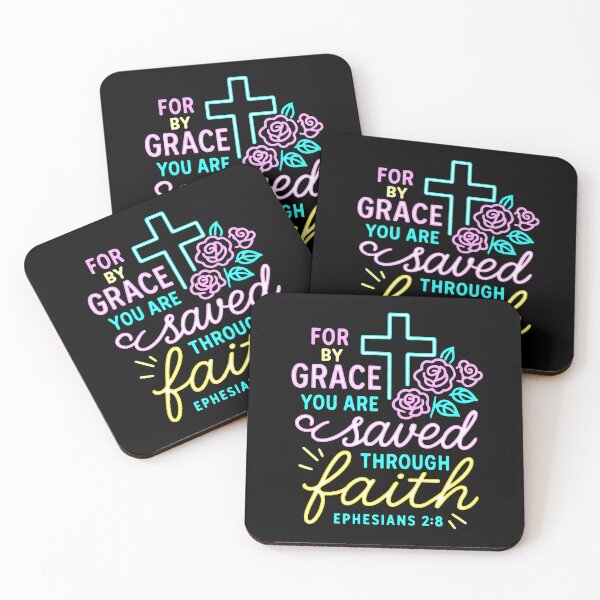 Item preview, Ephesians 2:8 For By Grace You Are Saved Through Faith designed and sold by plushism.
