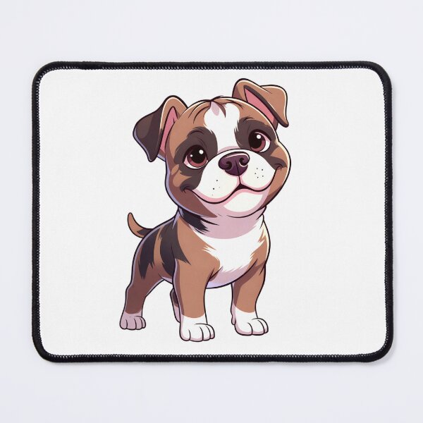 Item preview, Cute Cartoon Bulldog Puppy Sticker – Adorable Big Eyes Dog designed and sold by ExploreAura Studio.