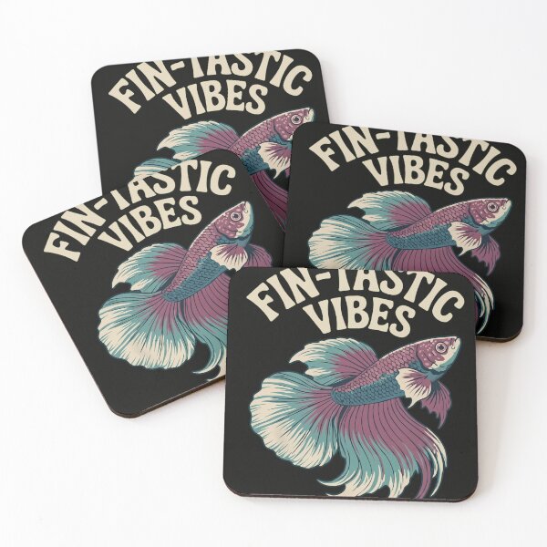 Item preview, Fin-tastic Vibes Betta Fish Vintage Siamese Fighting Fish Pun designed and sold by haitrieuic96.