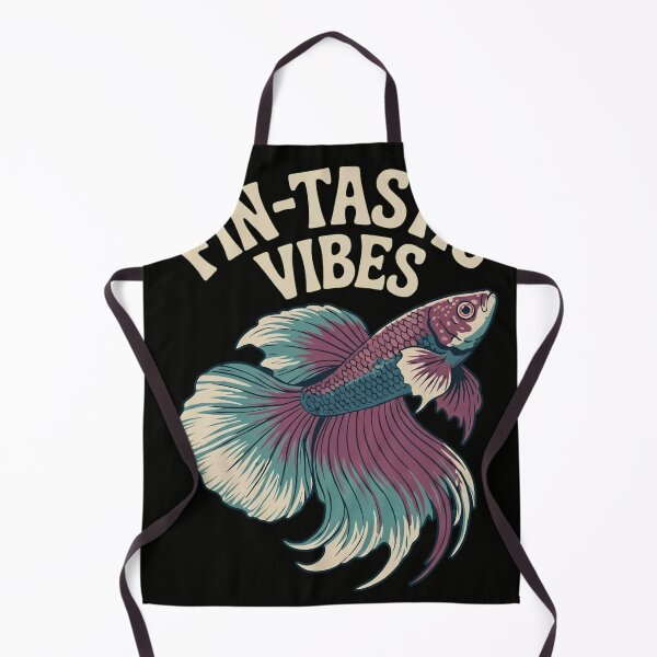 Item preview, Fin-tastic Vibes Betta Fish Vintage Siamese Fighting Fish Pun designed and sold by haitrieuic96.