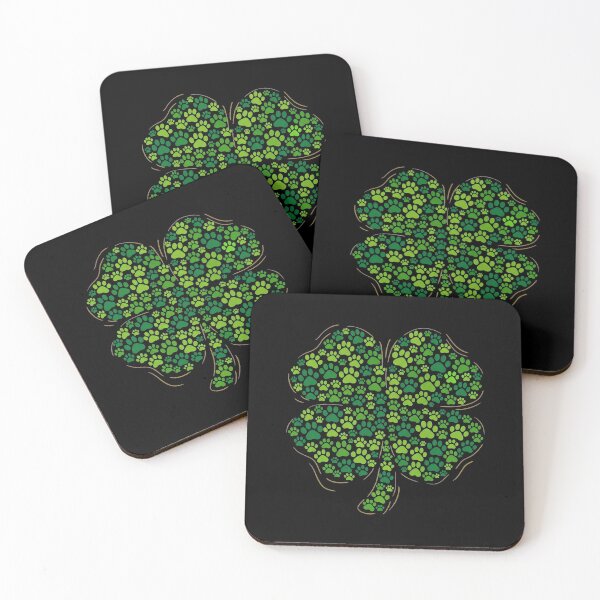 Item preview, Paw Print Shamrock Clover St. Patrick's Day designed and sold by OlyvieArt.