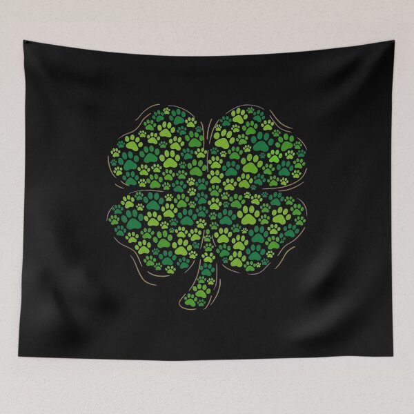 Item preview, Paw Print Shamrock Clover St. Patrick's Day designed and sold by OlyvieArt.