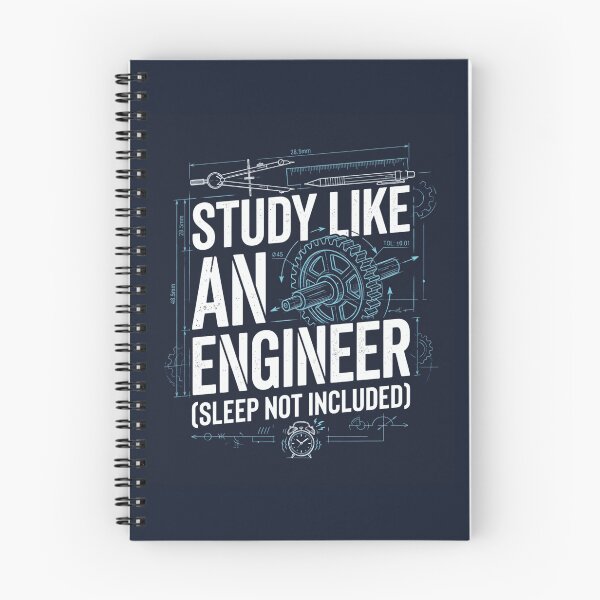 Item preview, Study Like an Engineer Shirt Funny Engineering Student Tee designed and sold by Amr Darwish Graphic designer.