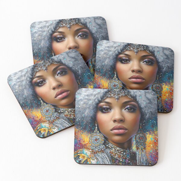Item preview, Exquisite Ethnic Portrait with Colorful Details designed and sold by Artessie.
