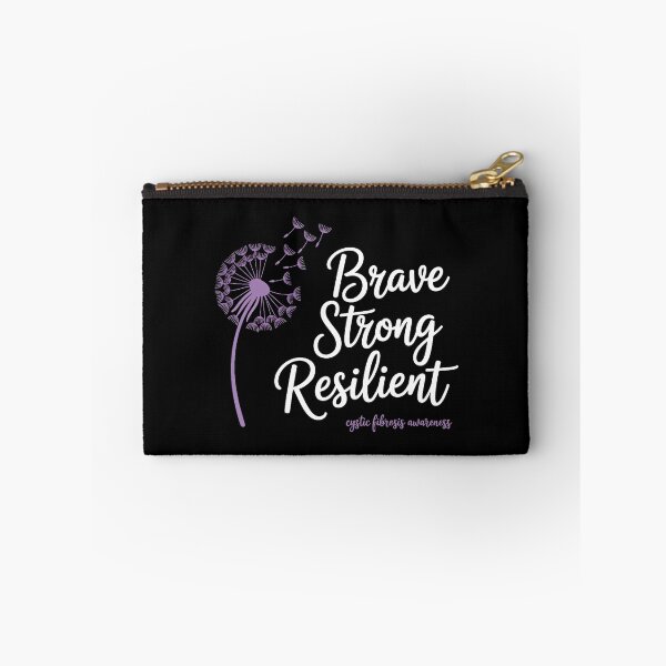 Item preview, Brave Strong Resilient Cystic Fibrosis Awareness designed and sold by sailorjessiArt.