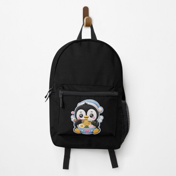 Item preview, Kawaii Penguin Ramen Embroidery Patch Cute Chibi designed and sold by ColorSplash123.