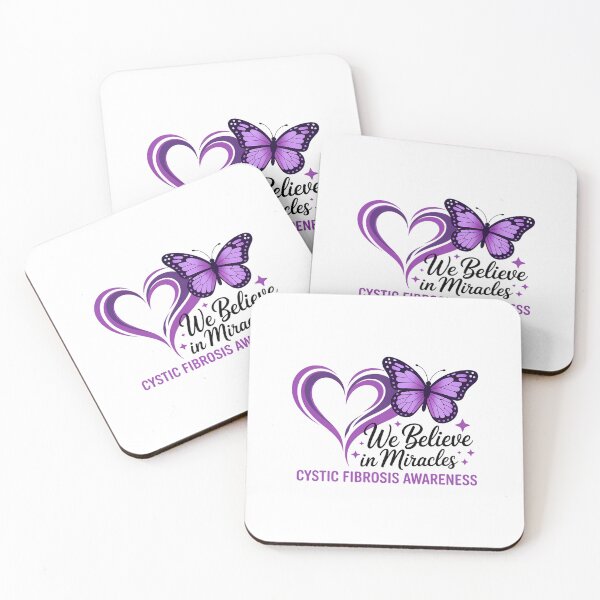 Item preview, Cystic Fibrosis AwarenessWe Believe In Miracles Cricut Sublimation designed and sold by sailorjessiArt.