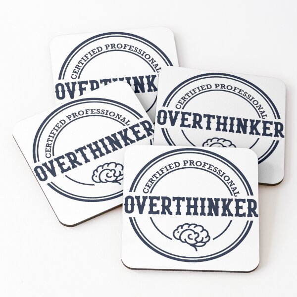 Item preview, Certified Professional Overthinker Funny Retro Office Stamp designed and sold by Yoshixv2.