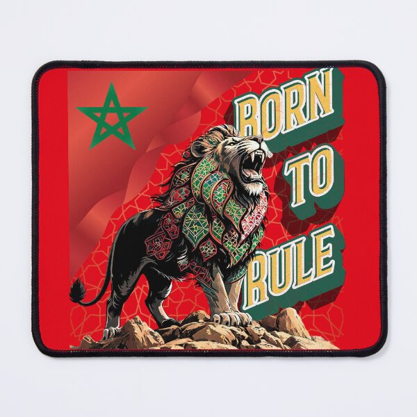 Item preview, Morocco Football - Born to Rule designed and sold by Zenith-Co.