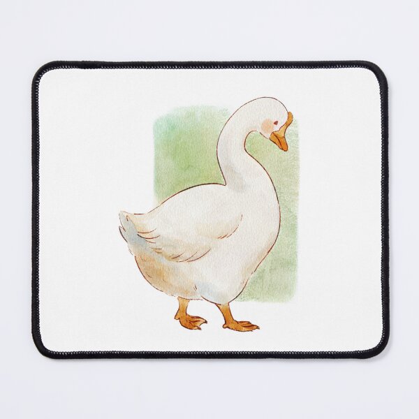 Item preview, Watercolor White Goose (green back) designed and sold by You Store.