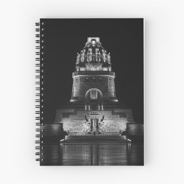Item preview, Leipzig - Monument at night designed and sold by LinaVanLinnen.