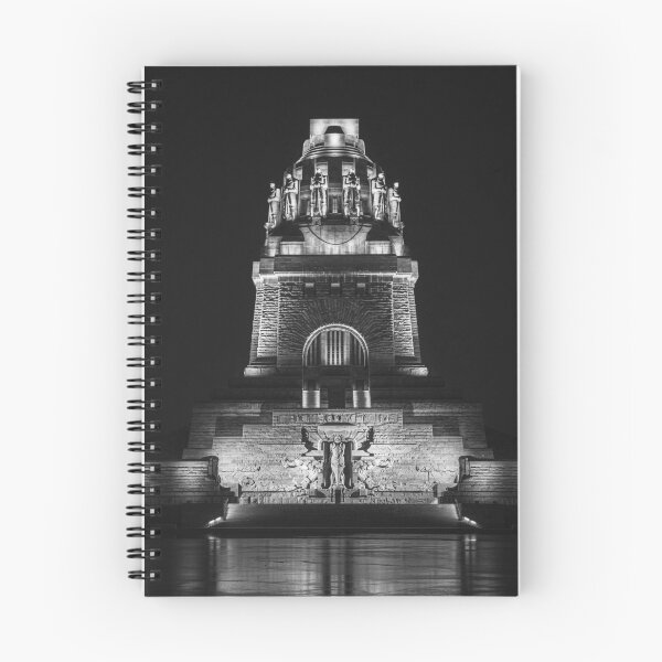 Item preview, Leipzig - Monument at night designed and sold by LinaVanLinnen.