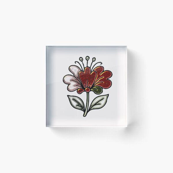 Item preview, The Lotus Path - The Bold Line - Metal Enamel Art designed and sold by The Bold Line Studio.