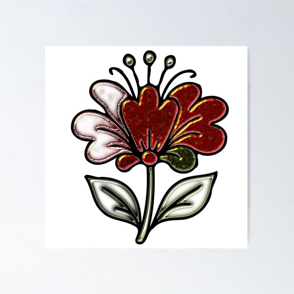 Item preview, The Lotus Path - The Bold Line - Metal Enamel Art designed and sold by The Bold Line Studio.