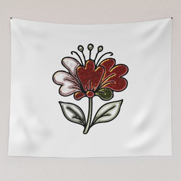 Item preview, The Lotus Path - The Bold Line - Metal Enamel Art designed and sold by The Bold Line Studio.