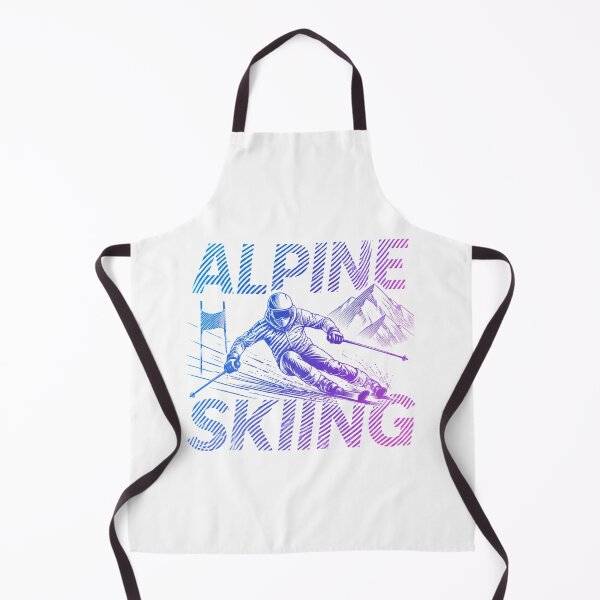 Item preview, Alpine Skiing Retro Mountain Skier designed and sold by D-F-R-K.
