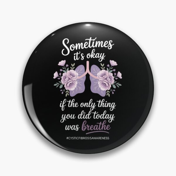 Item preview, Cystic Fibrosis Awareness CF Warrior Purple Ribbon designed and sold by SapfireStuArt.