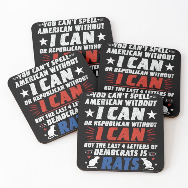 Item preview, You Can't Spell American Without I Can Or Republican Rats designed and sold by schoolofbullies.