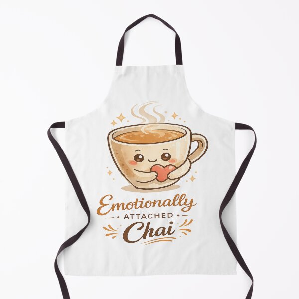 Item preview, Emotionally Attached To Chai – Cute Kawaii Tea Lover Aesthetic Design designed and sold by Globalcitytees.