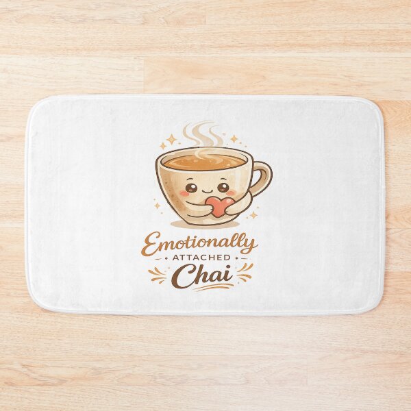 Item preview, Emotionally Attached To Chai – Cute Kawaii Tea Lover Aesthetic Design designed and sold by Globalcitytees.