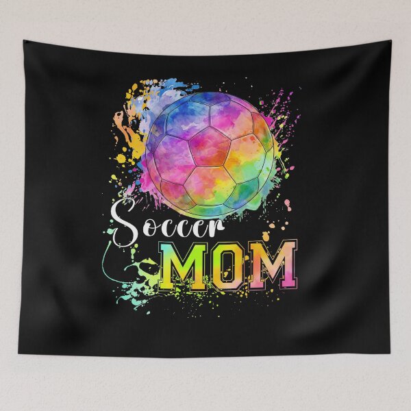 Item preview, Colorful Soccer Mom Watercolor Splash designed and sold by LashondaGreen89.