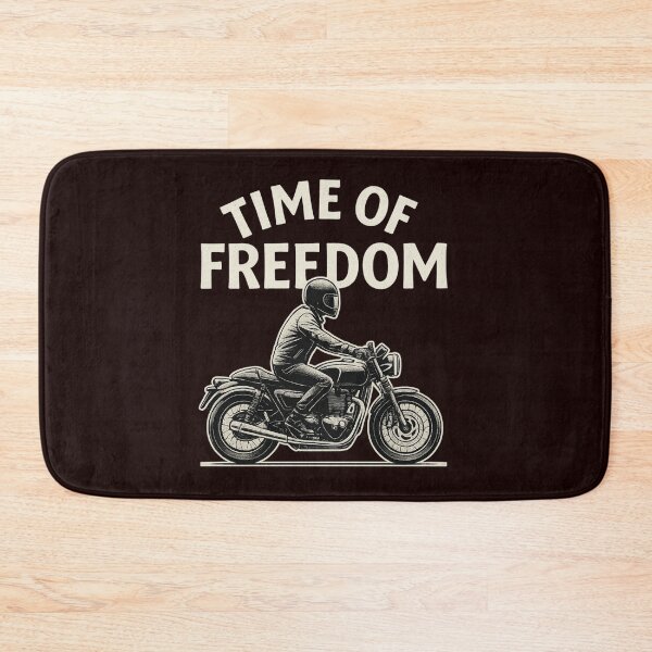 Item preview, Time of Freedom Vintage Motorcycle Retro Biker Design designed and sold by Supergrafix07.