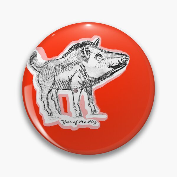 Item preview, Year of the Hog (drawing by ACCI) designed and sold by VanyssaGraphics.
