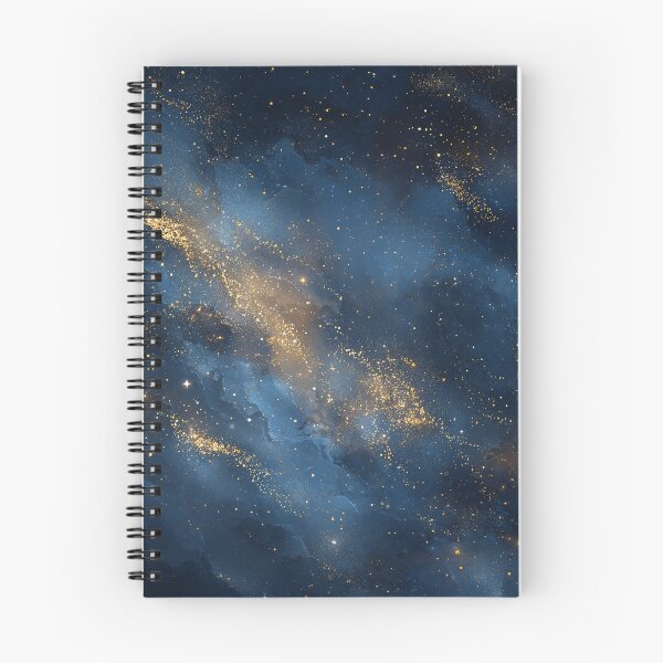 Item preview, Blue Galaxy Stardust Nebula Dreamy Cosmic Space Art designed and sold by Faithlines.
