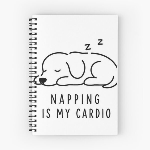 Item preview,  Napping cardio dog designed and sold by fadeinkstudio.