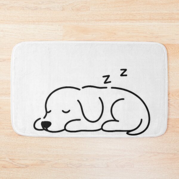 Item preview,  Napping cardio dog designed and sold by fadeinkstudio.
