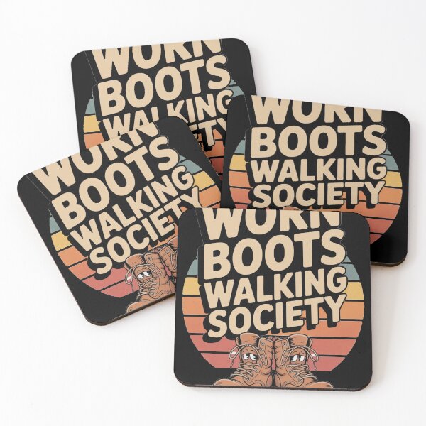 Item preview, Worn Boots Walking Society designed and sold by halibutgoatramb.