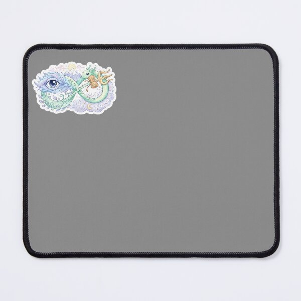 Item preview, Mystic Infinity Dragon Eye Fantasy Sticker designed and sold by CuteRage.