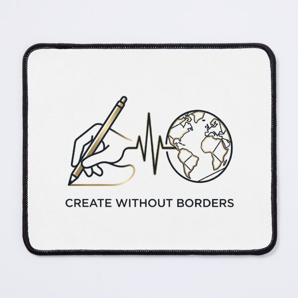 Item preview, Create Without Borders - Minimalist Artist Logo Design designed and sold by VibeDesignAI.