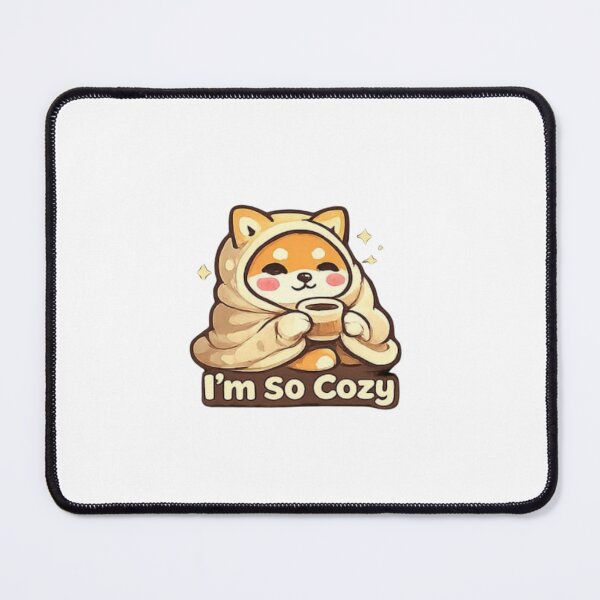 Item preview, cute cozy cat sticker- kawaii kitty in blanket designed and sold by Louliloulita.