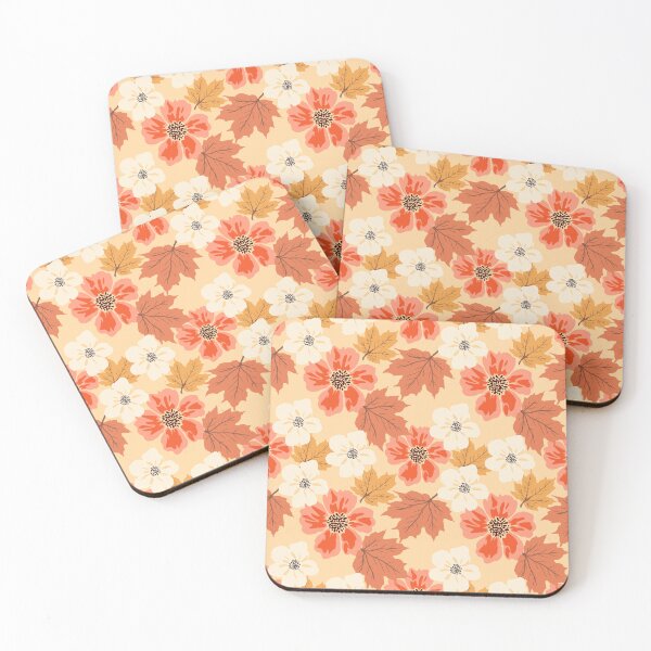 Item preview, Autumn plant and flower pattern, seamless floral background designed and sold by Aikesout.