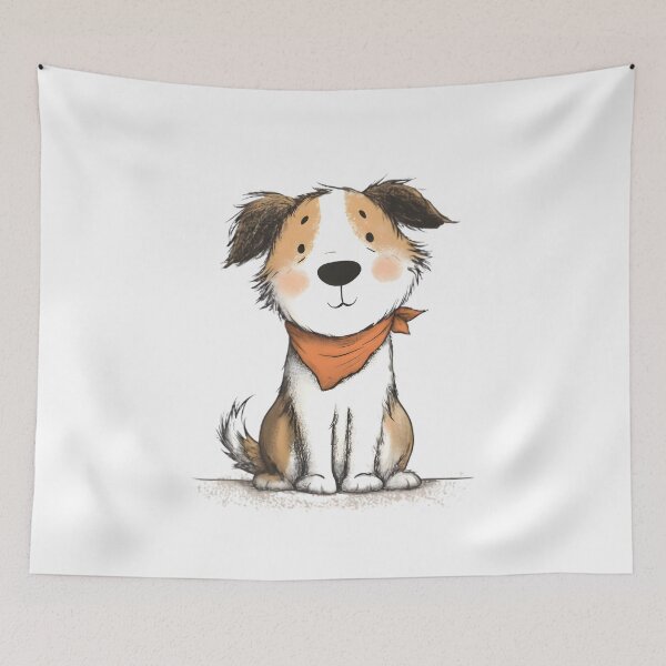 Item preview, Cute Happy Dog designed and sold by Retro Whimsy.