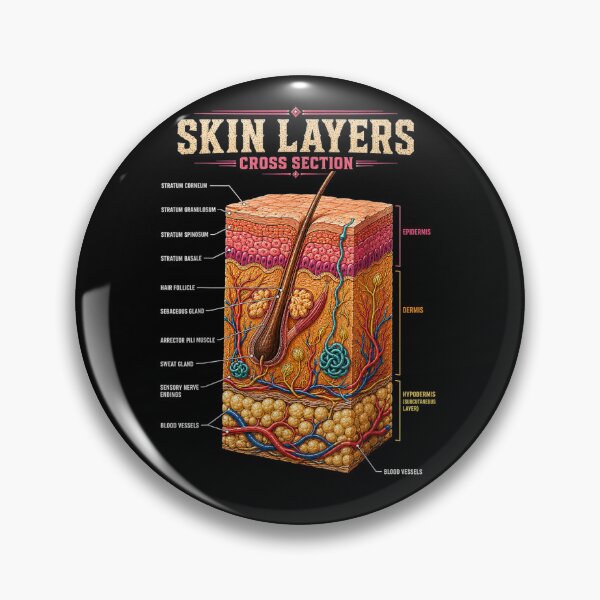 Item preview, Skin Layers Anatomy Biology Science Gifts designed and sold by Bralipse.