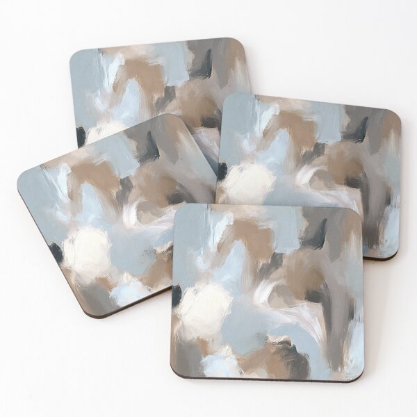 Item preview, Painterly Abstract Brushstroke Neutral Print designed and sold by Maisonsucces.