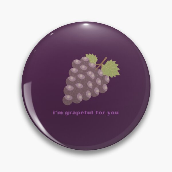 Item preview, I’m Grapeful For You - Cute Pun | TeeHee Puns Funny Design designed and sold by TeeHee Puns.