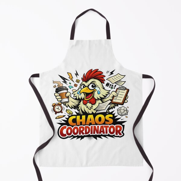 Item preview, Chicken Chaos Chaos Coordinator Funny Office T-Shirt designed and sold by MerchlyMike.