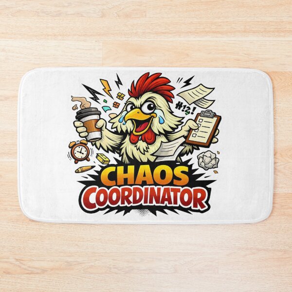 Item preview, Chicken Chaos Chaos Coordinator Funny Office T-Shirt designed and sold by MerchlyMike.