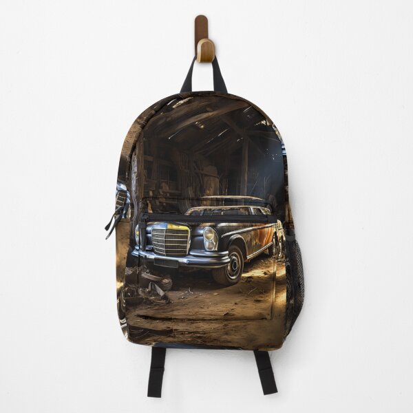 Item preview, Vintage classic car hidden in a rustic barn designed and sold by RevUpDesign.